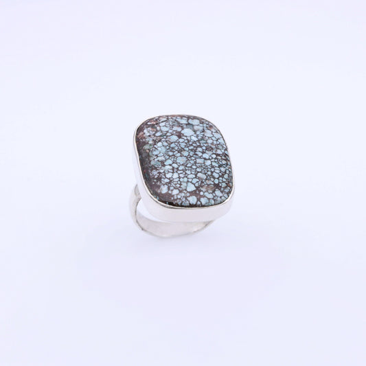 IC: ANILLO PLATA TURQUESA NATURAL MOSAICO 1