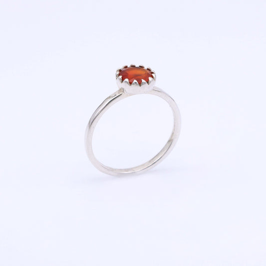IC: ANILLO PLATA AGATA CORNEOLA