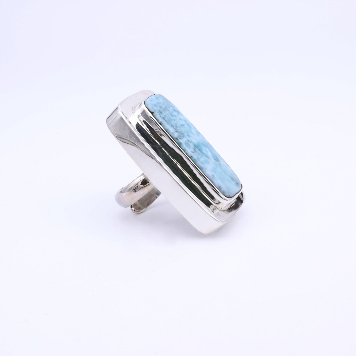 IC: ANILLO PLATA LARIMAR ARTESANIA PLATALUZ 4