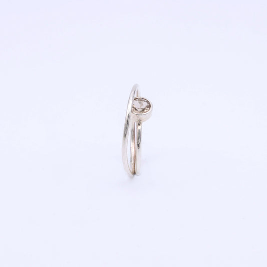 Anillo Combi S - Plata Luz
