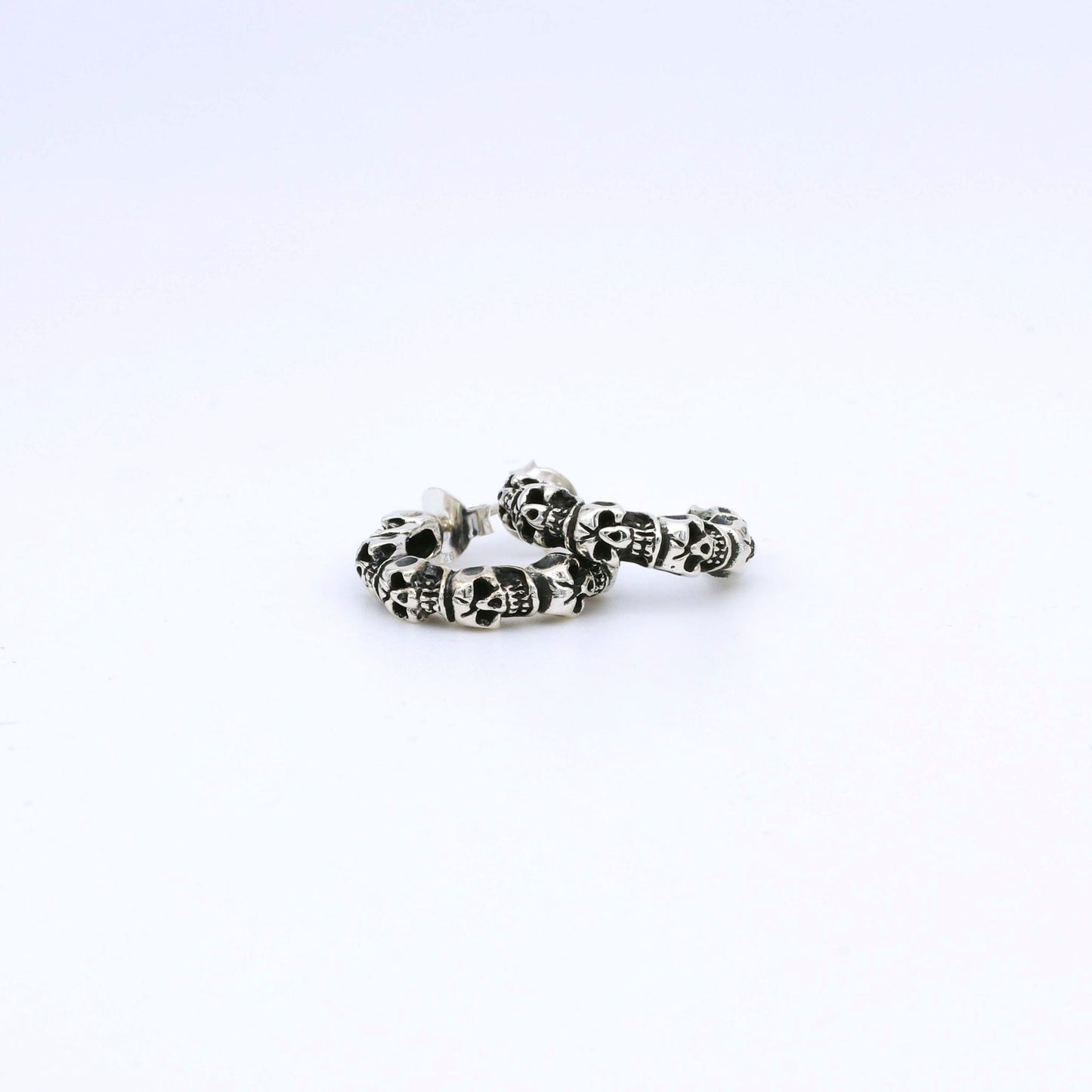 Pendiente Skulls - Plata Luz