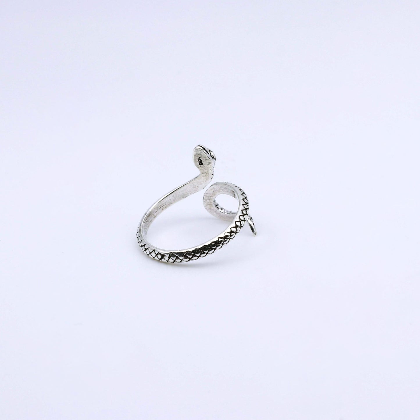 IC: ANILLO PLATA SERPIENTE AJUSTABLE 4