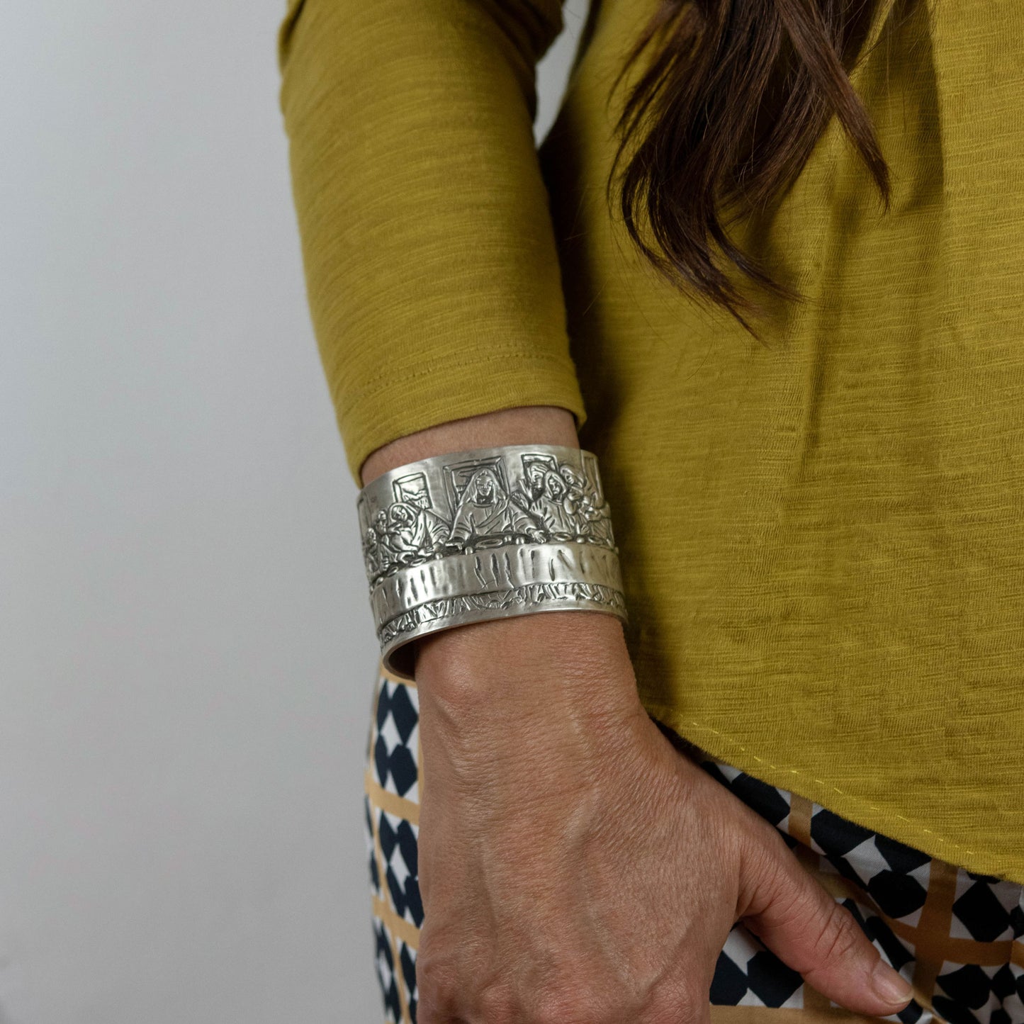 Pulsera Ultima Cena - Plata Luz