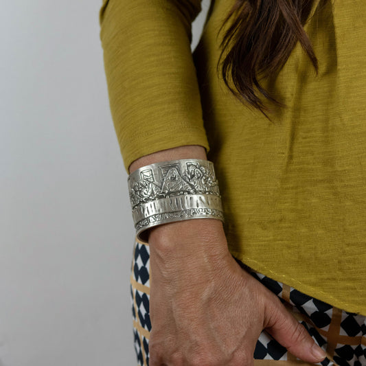 Pulsera Ultima Cena - Plata Luz