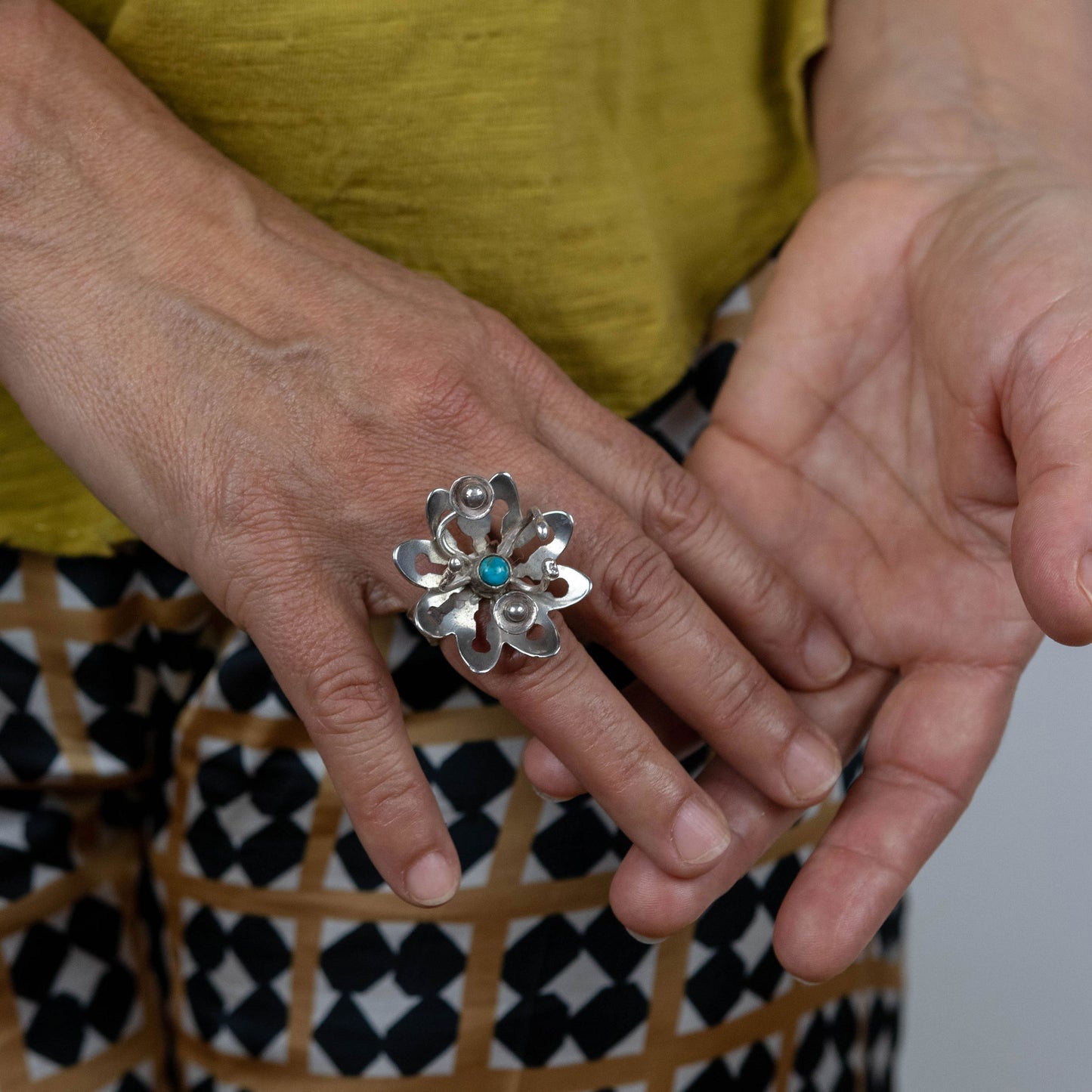 Anillo Medusa - Plata Luz