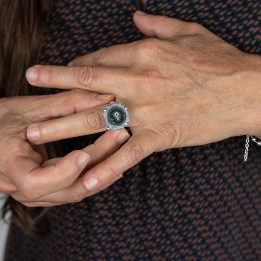 IC: ANILLO PLATA AGATA NATURAL 1