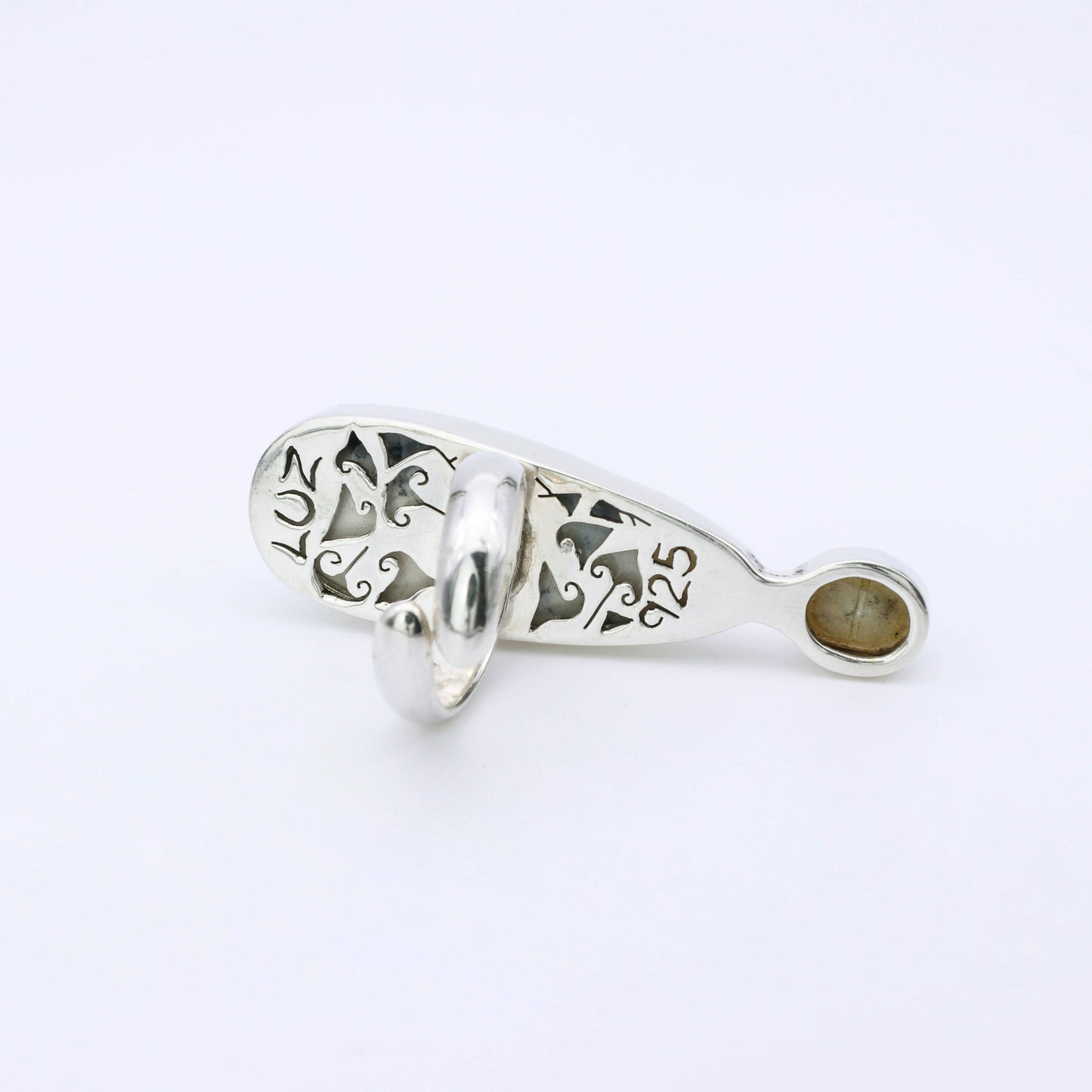 IC: ANILLO PLATA AGATA PERLA ARTESANIA PLATA LUZ 1
