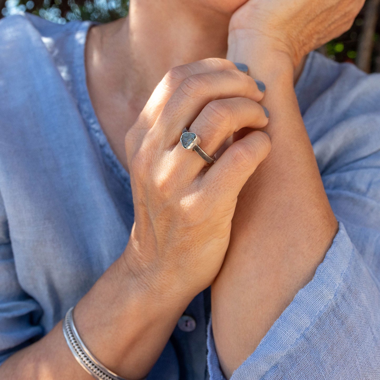 Anillo Rust Aqua