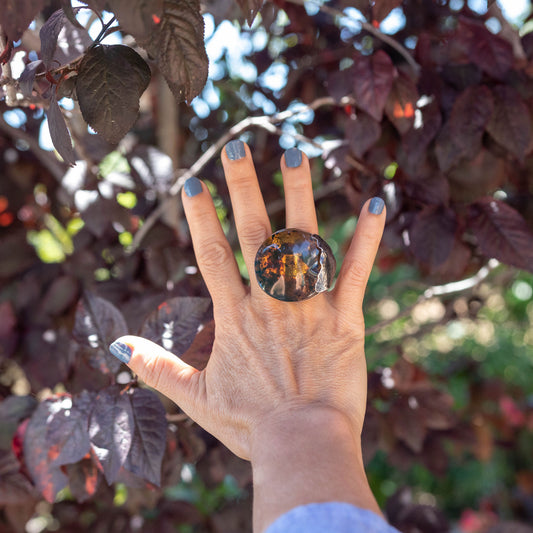 IC: ANILLO PLATA AMBAR ARTESANIA BULLI 1