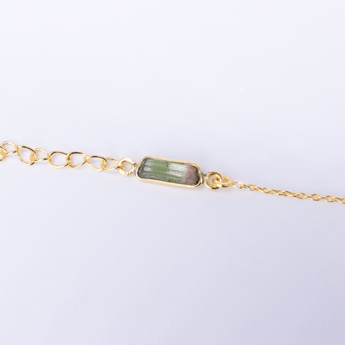 Pulsera Hygge Turmalina Plata 925 Baño Oro 18k