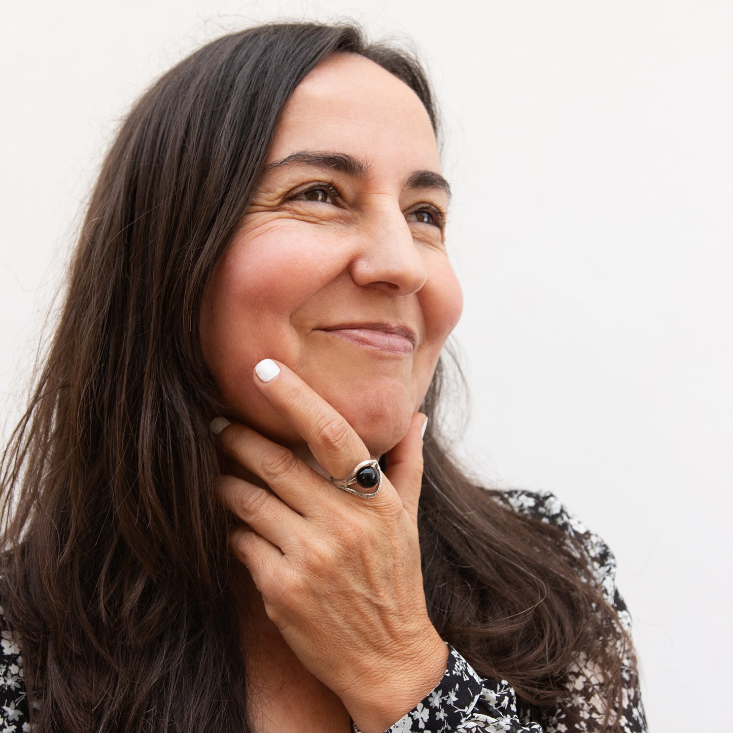 Anillo Andher Plata y Ónix