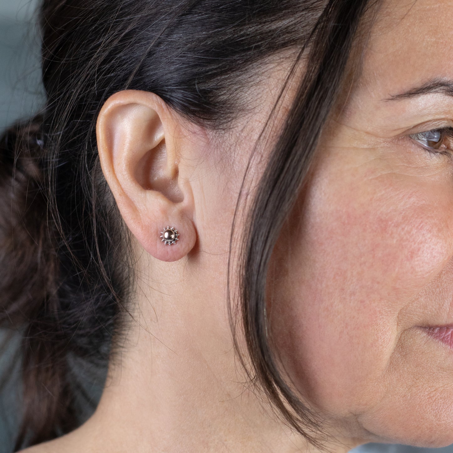 ic: pendientes plata y oro 18k 2