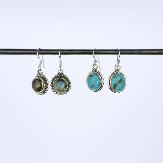 Pendientes Labradorita