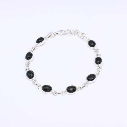 IC: PULSERA PLATA Y PIEDRAS NATURALES