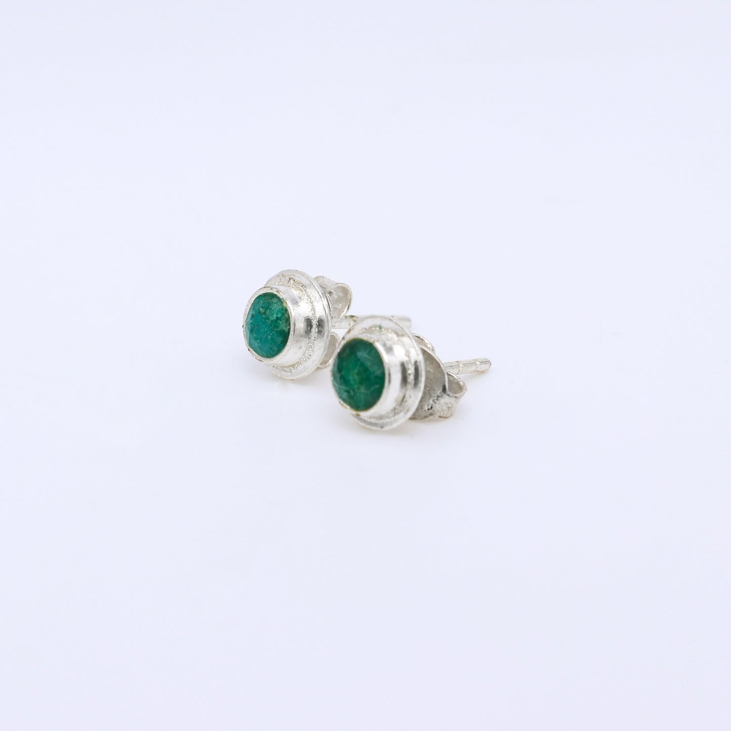 IC: PENDIENTE PLATA ESMERALDA 01