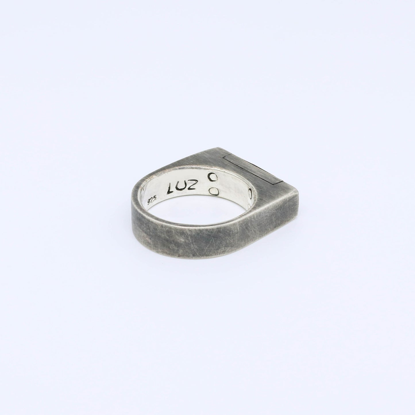 anillo plata oro artesania opalo luz 6