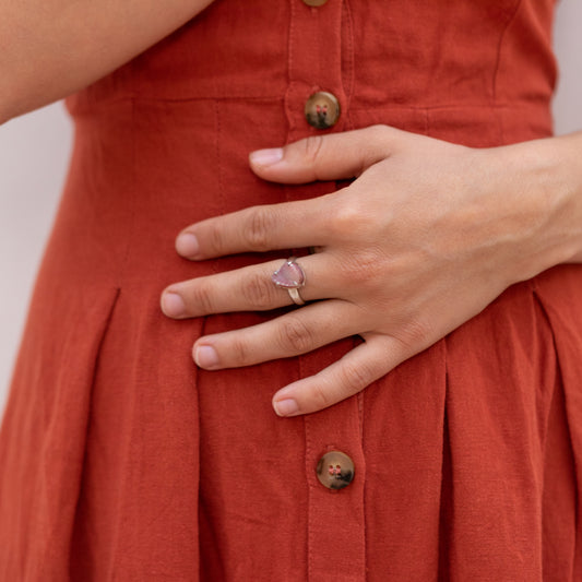 Anillo Agata Drusa y Plata