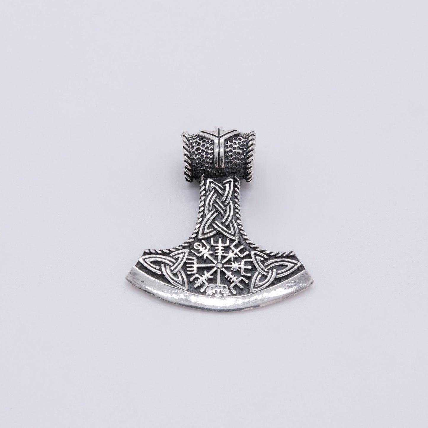 Colgante hacha valkiria Plata Ecológica
