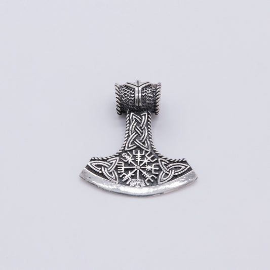 Colgante hacha valkiria Plata Ecológica