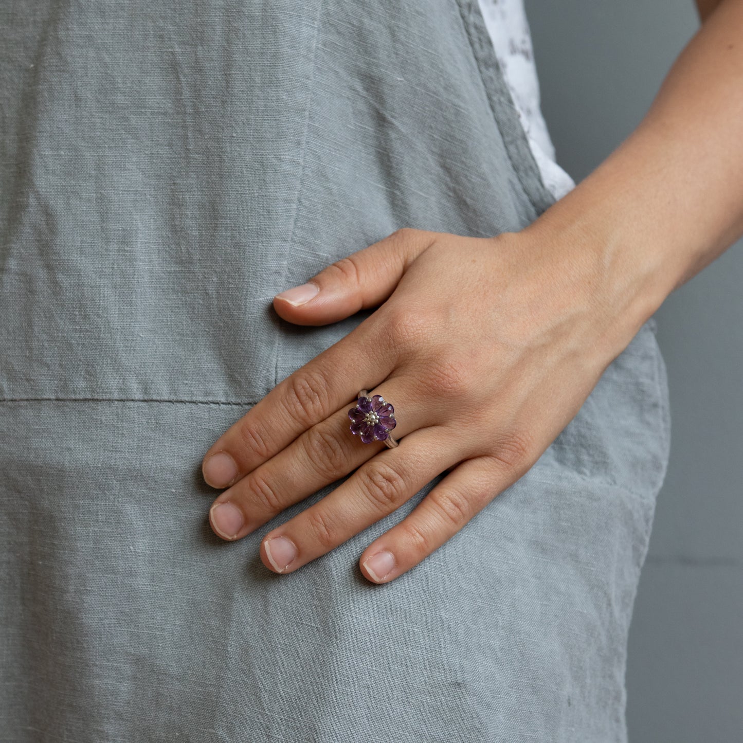 Anillo Plata Margarita