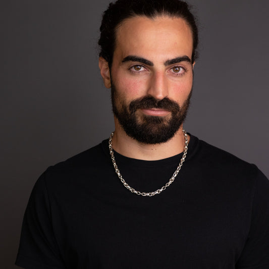 Cadena plata maciza Rolho