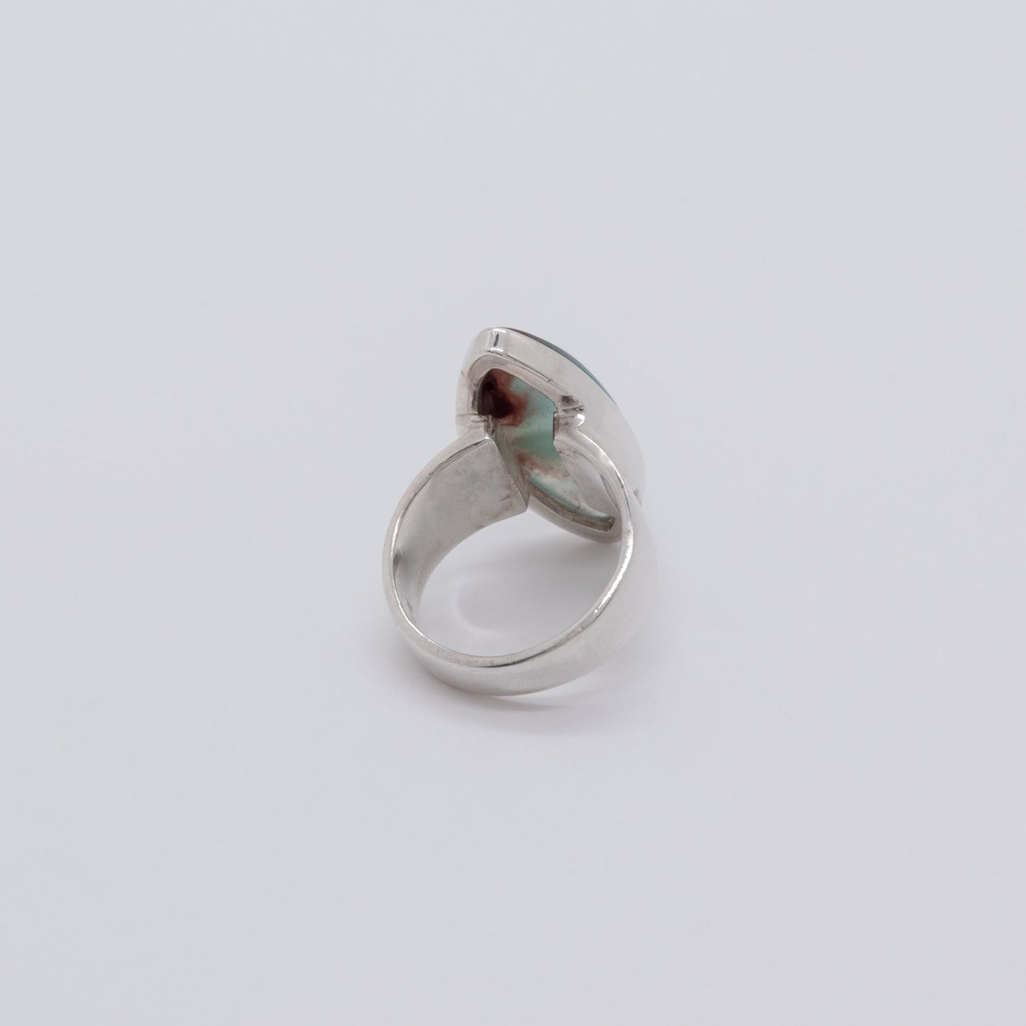 Anillo Kakari Plata Ópalo Peruano Hecho a Mano