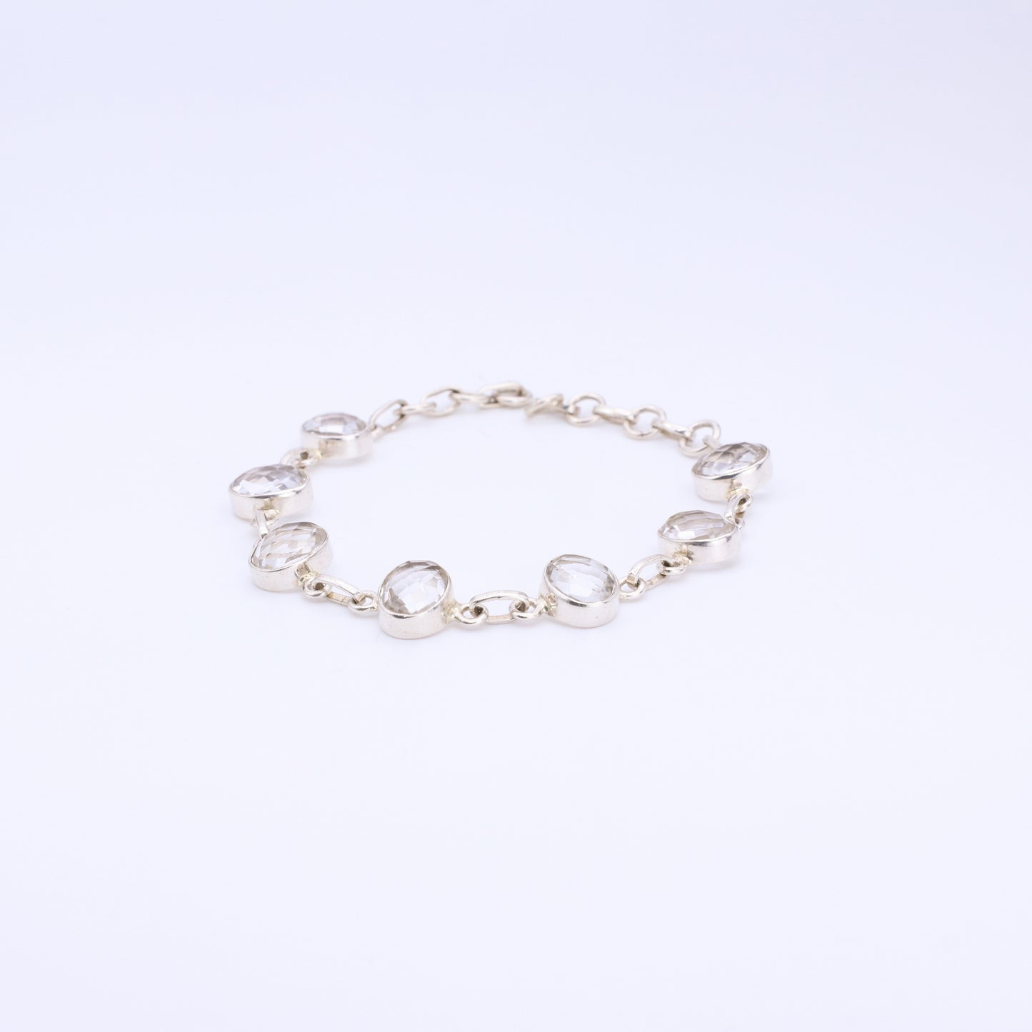 Pulsera Plata Cuarzo Nature