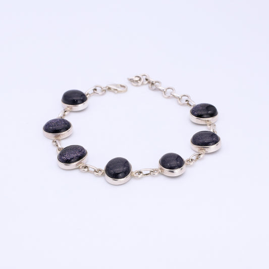 Pulsera Plata Aventurina