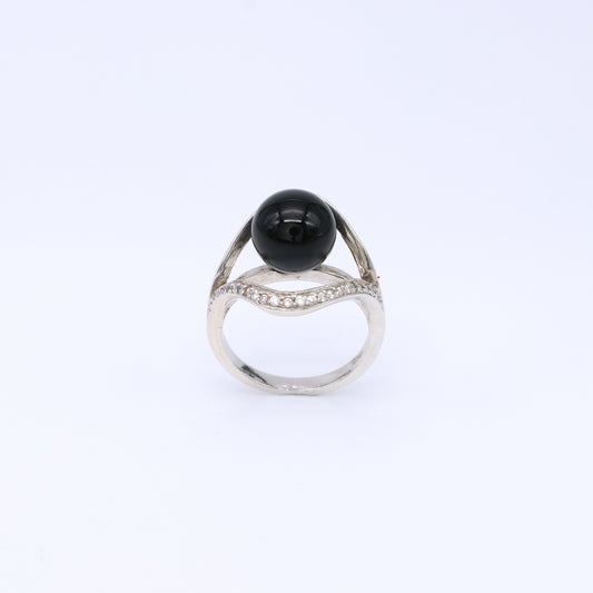Anillo Andher Plata y Ónix