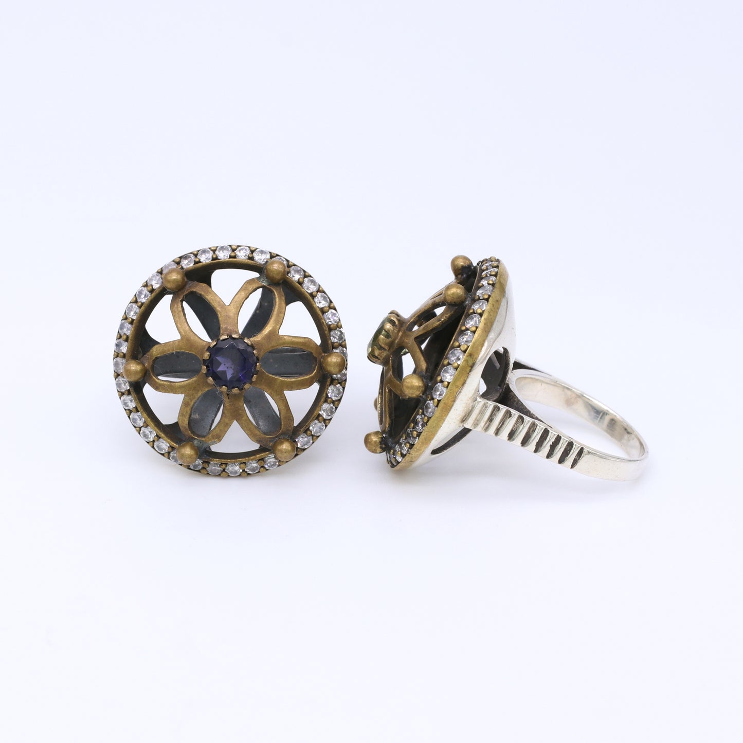 Anillo Shila Plata y Bronce