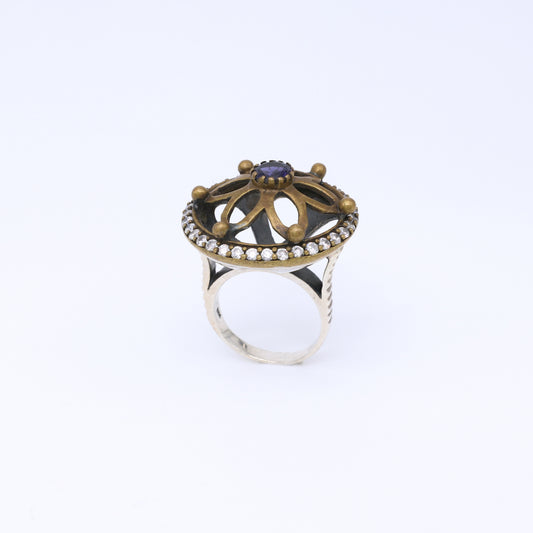 Anillo Shila Plata y Bronce