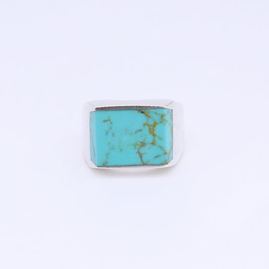 Anillo Sello Turquesa