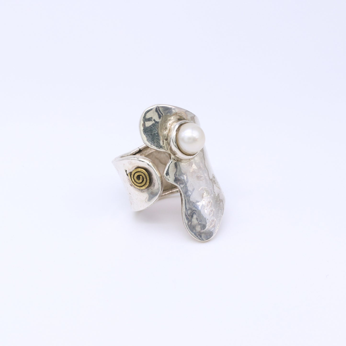 Anillo Rohini Plata y Perla