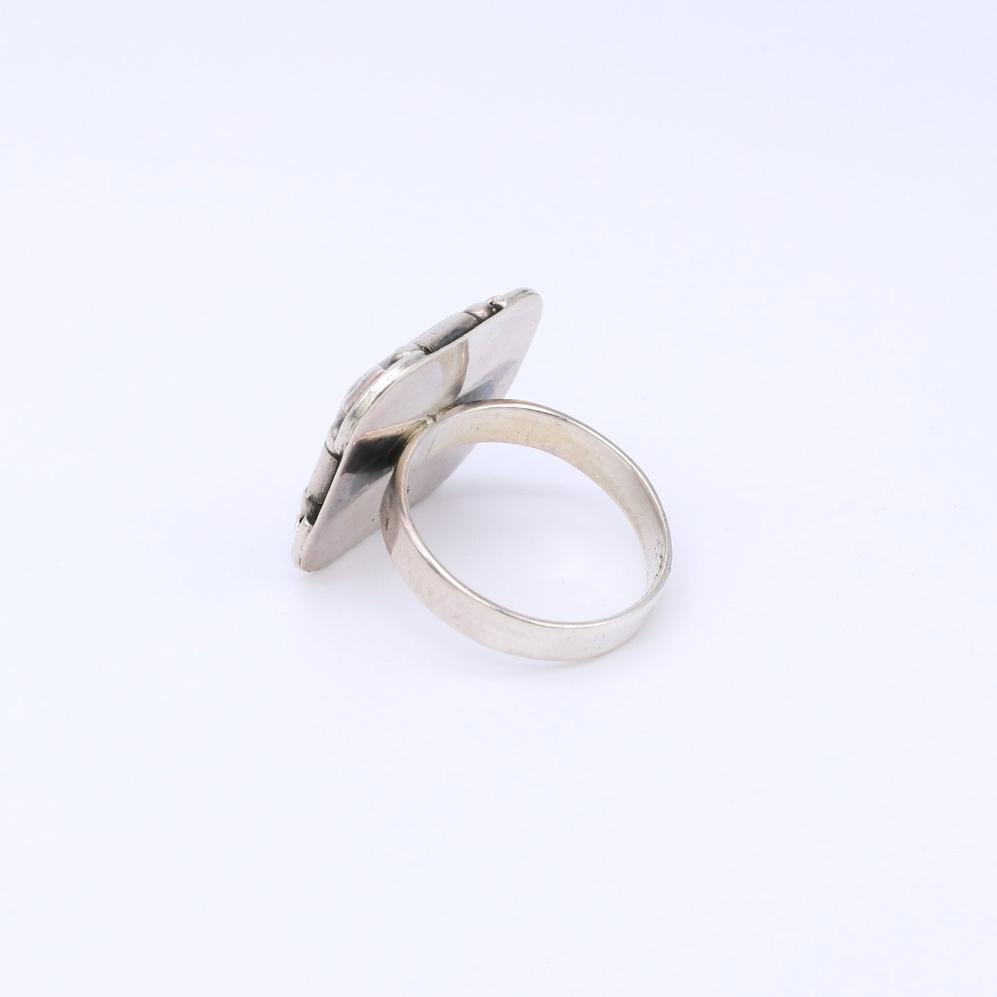 Anillo Malini Plata y Jaspe