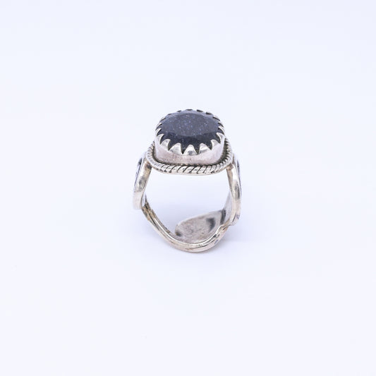 Anillo Sami Corindón Zafiro Azul