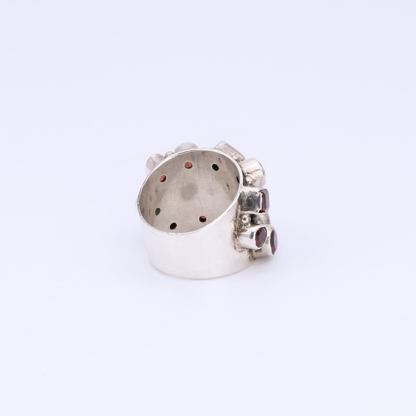 Anillo Granate Corona