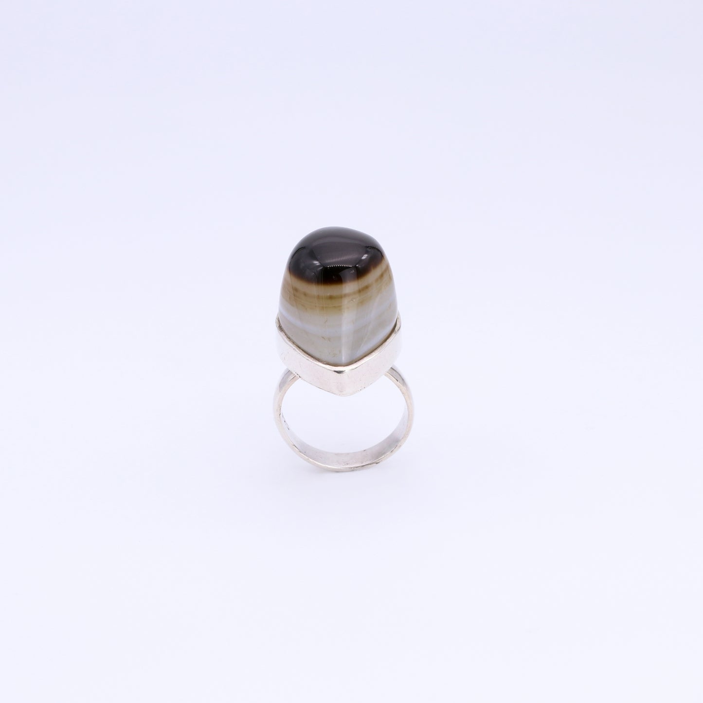 Anillo plata agata eye