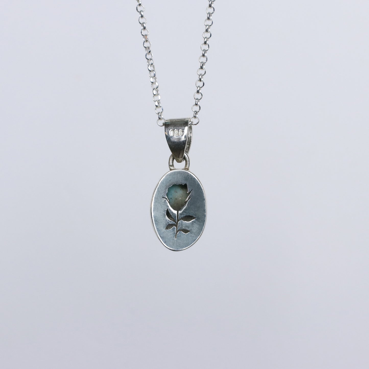 IC: COLGANTE-LARIMAR-PLATA LUZ-SILUETA 2