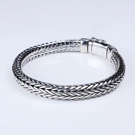 Pulsera Kjede X - Plata Luz
