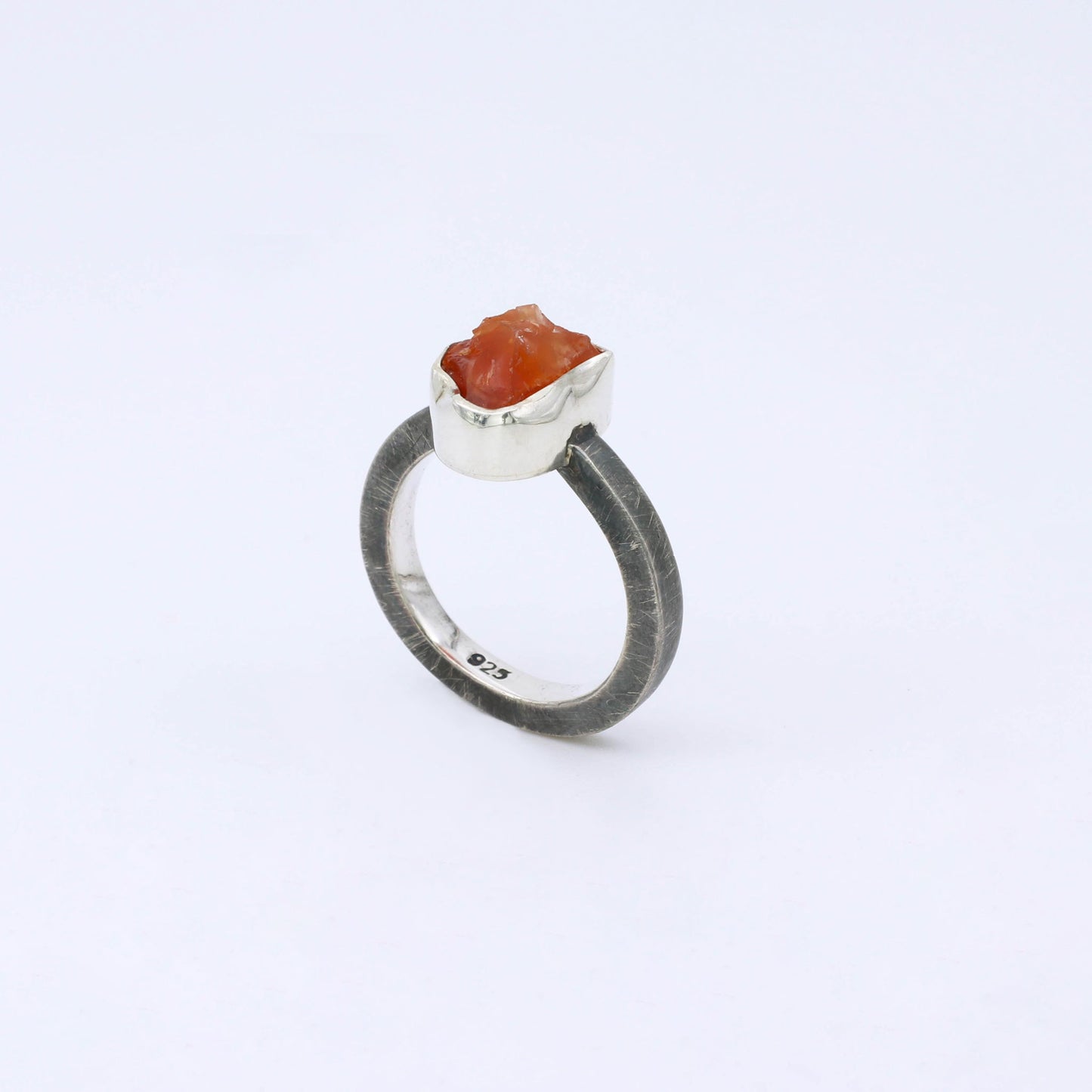 IC: ANILLO PLATA ARTESANIA AGATA CORNEOLA