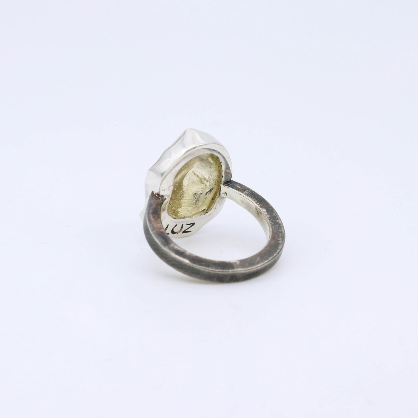 IC: ANILLO ARTESANIA PLATA CUARZO CITRINO 4