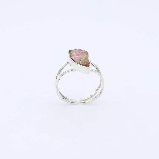 Plata Luz anillo watermelon