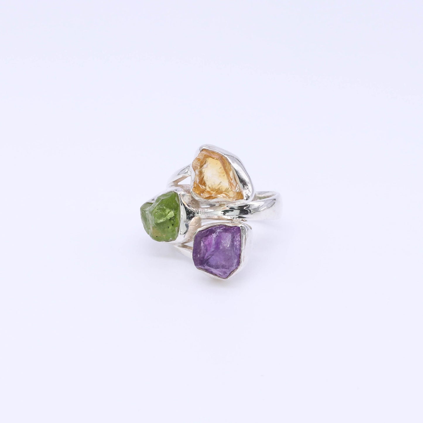 Anillo Prada: Plata y piedras naturales