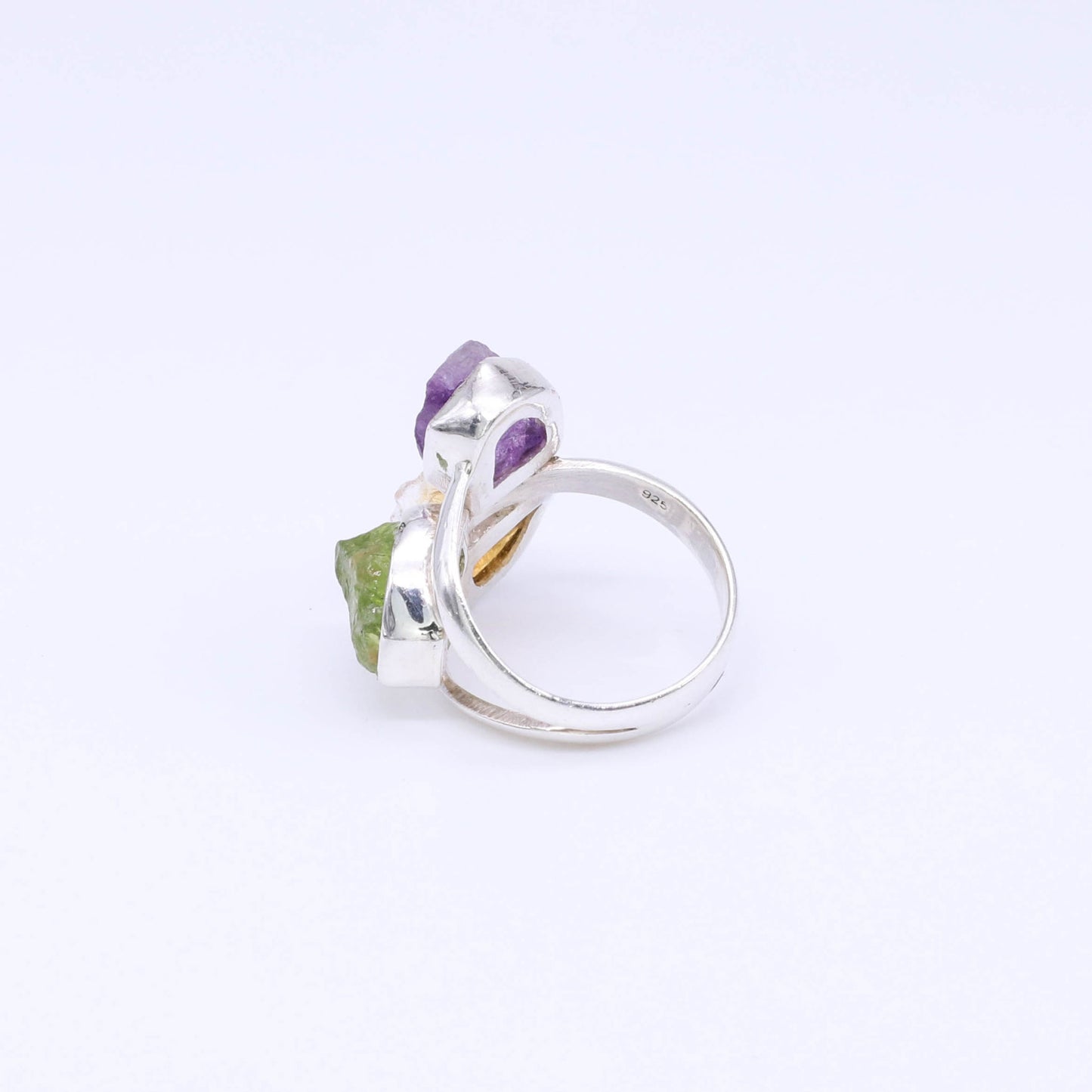 Anillo Prada: Plata y piedras naturales