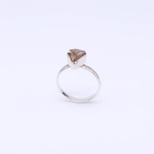 IC: ANILLO PLATA CUARZO ARTESANIA