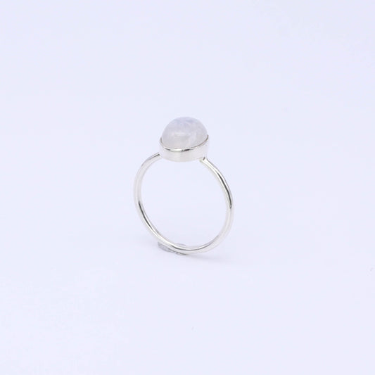 Anillo Plata y Piedra Luna