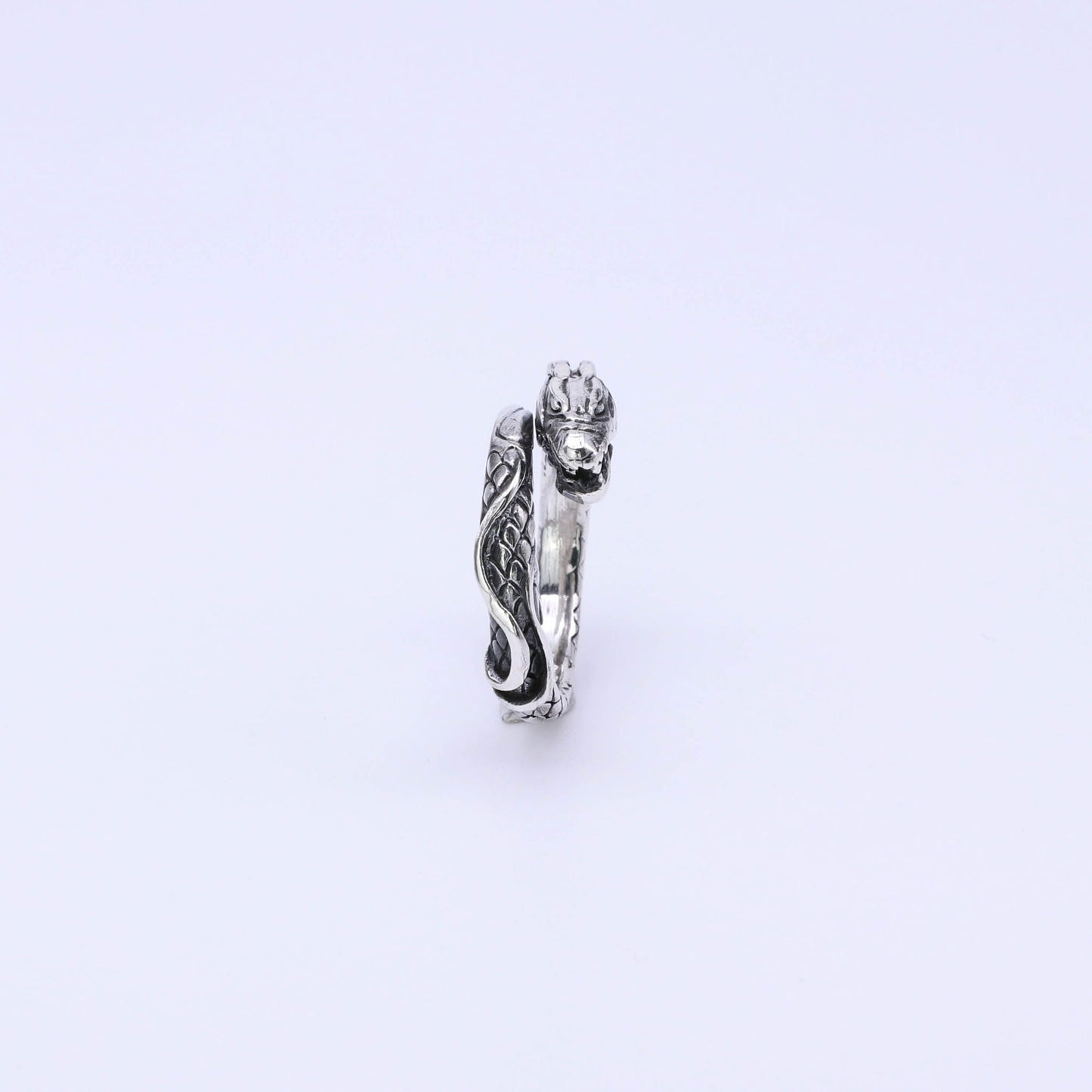 IC: ANILLO PLATA 925 DRAGON AJUSTABLE