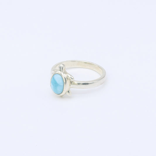 Anillo tortuga Larimar