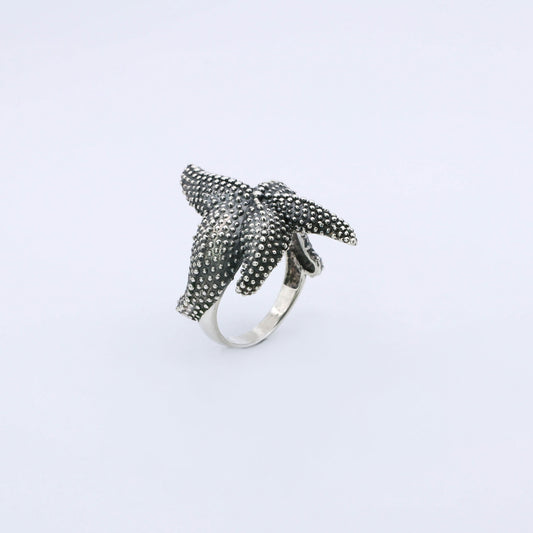 IC: ANILLO PLATA ESTRELLA MAR HOMBRE Y MUJER