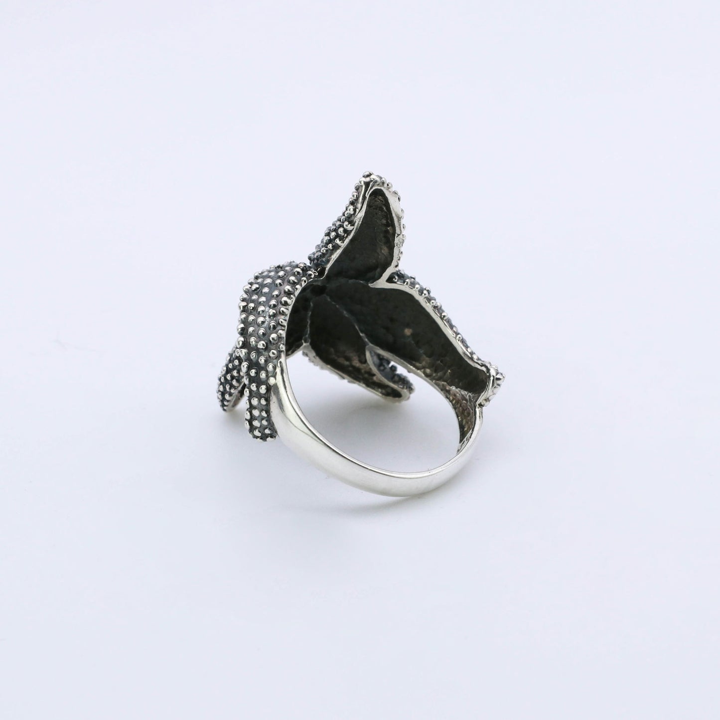 IC: ANILLO PLATA ESTRELLA MAR HOMBRE Y MUJER